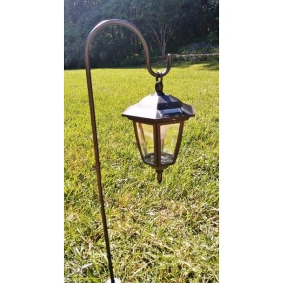 34 Inch Hanging Solar Lights Outdoor Waterproof Solar Garden Lights, 2 Pack - Picture 1 of 4